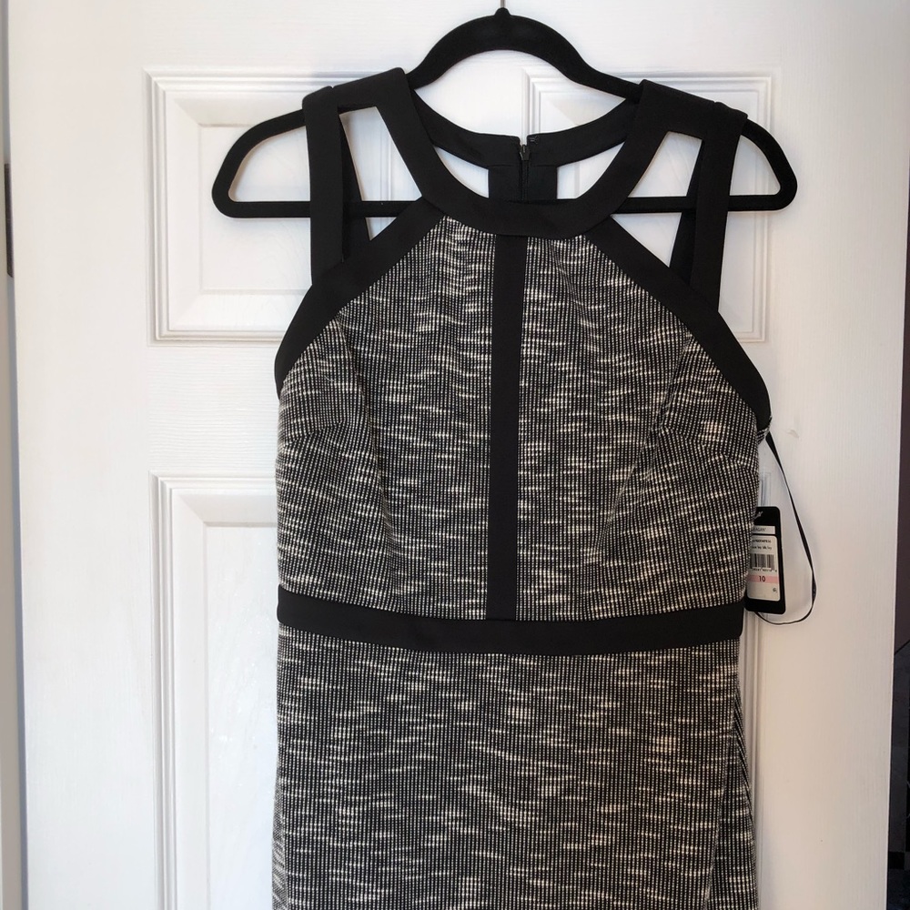 Guess Black and Ivory Evening Dress